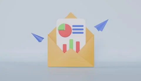 Envelope with paper plane icon symbol. send mail notification, letter online Stock Illustration