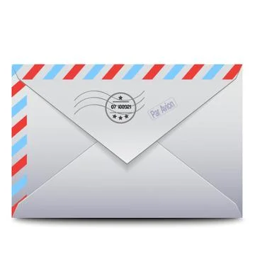 Envelope Par Avion Stock Illustration