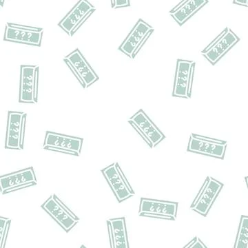 Envelope with purchase glyph vector seamless pattern 스톡 일러스트