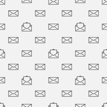 Envelope seamless pattern イラスト素材