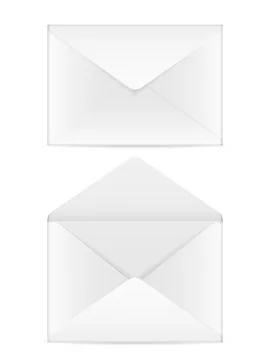 Envelope set Stock Illustration