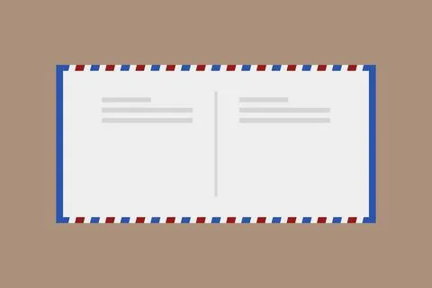 Envelope symbol vector illustration. Stock Illustration