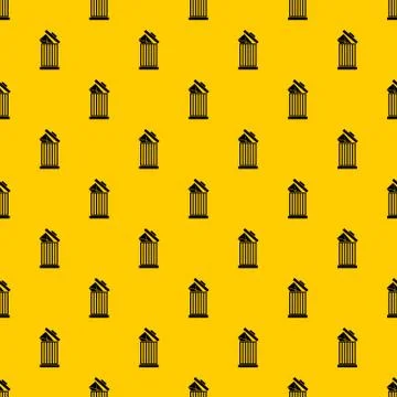 Envelope in trash bin pattern vector 스톡 일러스트