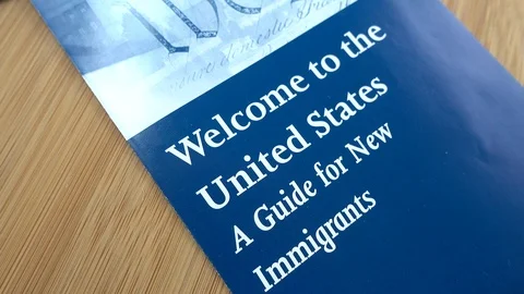 Envelope from USCIS Stock Footage 92641917