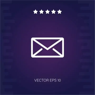 Envelope vector icon Stock Illustration