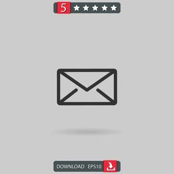 Envelope vector icon Stock Illustration