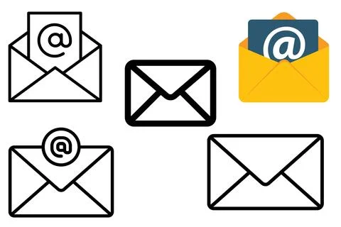 Envelope vector for mail or post or other uses Stock Illustration