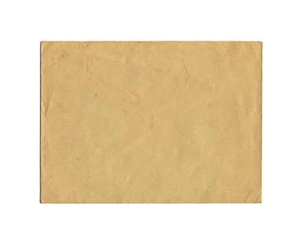 Envelope on white background Stock Photos