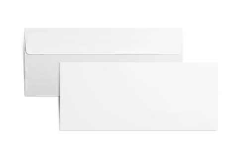 Envelope on white Stock Illustration