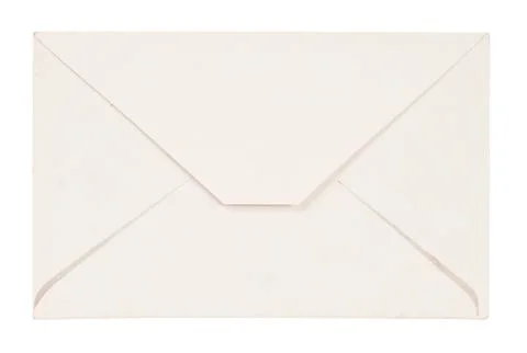 Envelope on white. Stock Photos
