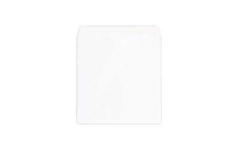 Envelope on white Stock Photos