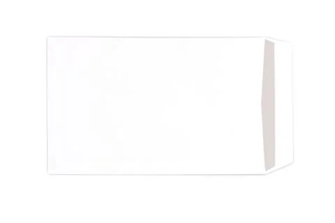 Envelope on white Stock Photos
