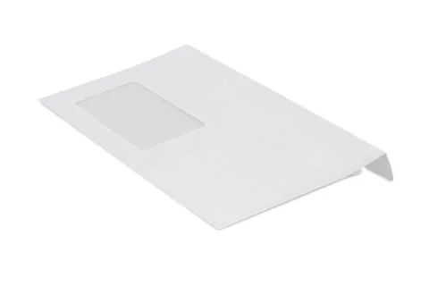 Envelope on white Stock Photos