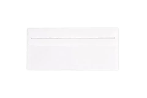 Envelope on white Stock Photos