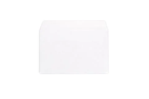 Envelope on white Stock Photos