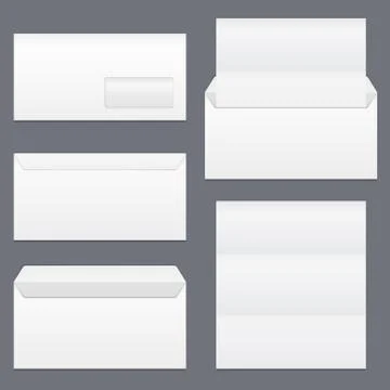 Envelopes and Paper Stock Illustration