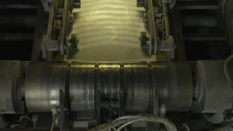 Envelopes are Rapidly Processed in Mail Room Facility During Election Tax Season Stock Footage 136491450