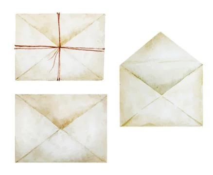 Envelopes Stock Illustration