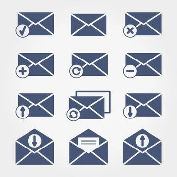 Envelopes Stock Illustration