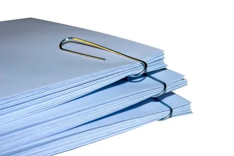 Envelopes with staples pack Stock Photos