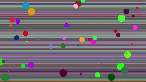 Enveloping a Self-Generating Fractal Canvas of Disordered Pixels Stock Footage 238731225