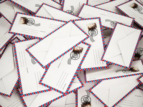 Enveloppe stack イラスト素材