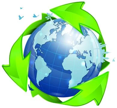 Environment and Ecology Concept Stock Illustration