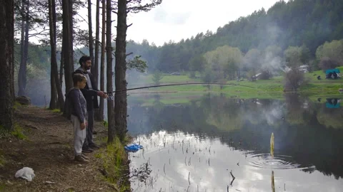 Environment and lake pollution. 스톡 동영상 198956163