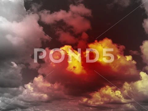 Environment apocalyptic, end of the world concept, global warming Stock Illustration
