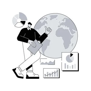 Environment data analytics abstract concept vector illustration. Stock Illustration