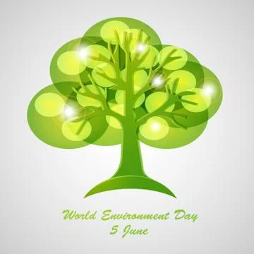 Environment day vector Stock Illustration