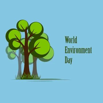 Environment day vector Stock Illustration