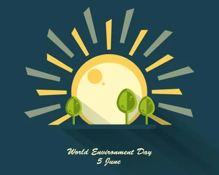 Environment day vector Stock Illustration