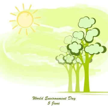 Environment day vector Stock Illustration