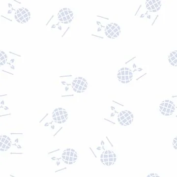 Environment deterioration glyph seamless pattern sign Stock Illustration
