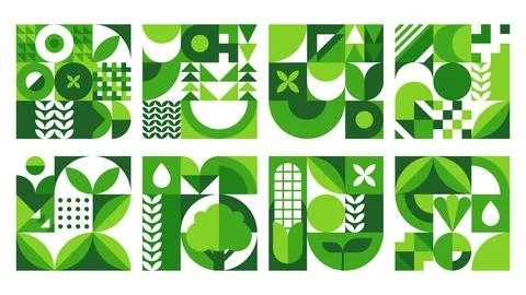 Environment ecology background abstract pattern Stock Illustration