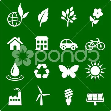 Environment Elements Icon Set