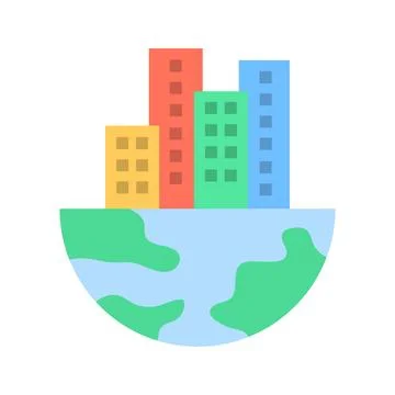 Environment icon vector image. Stock Illustration