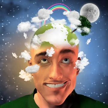 Environment man Stock Illustration