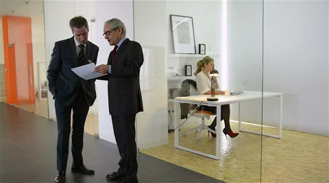 Environment of a modern and good looking office. Stock Footage 62648878