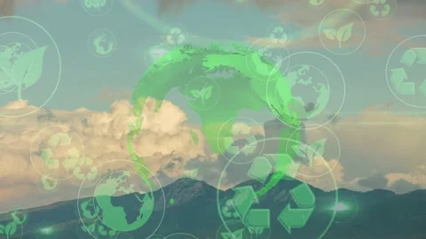 Environment protection concept. Renewable energy. Sustainable development goals Stock Footage 239335084