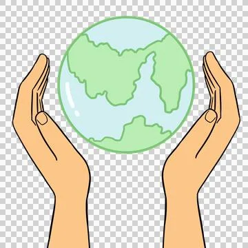 Environment protection Illustrazione stock