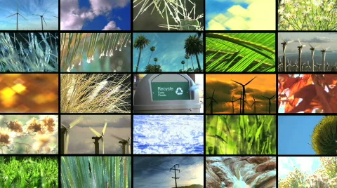 Environment screens zoom in - HD  Stock-Footage 474574