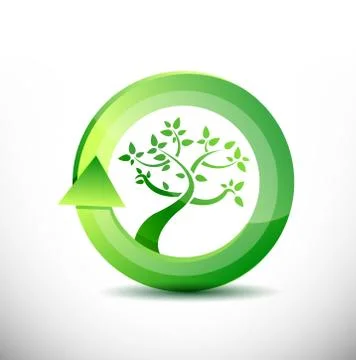 Environment tree eco friendly concept Stock Illustration