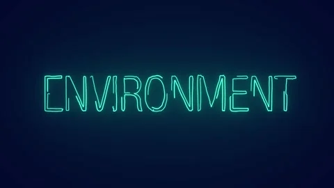 Environment typography heading animation Stock Footage 241162264