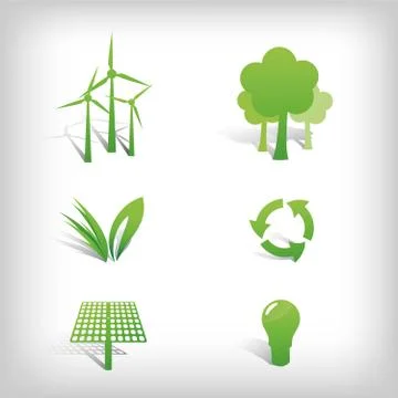 Environment Vector Icons イラスト素材