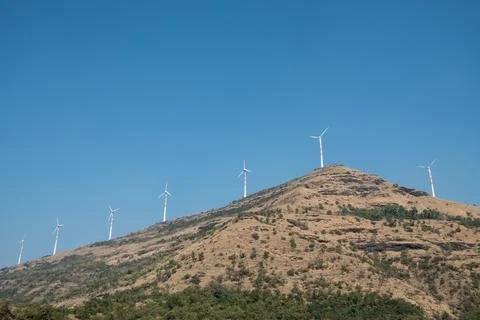 Environment - Wind turbines Foto stock