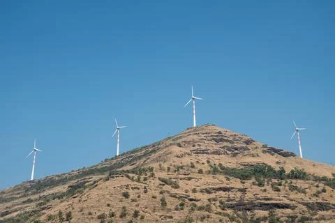 Environment - Wind turbines Stock Photos