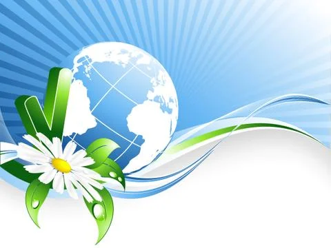 Environmental abstract backdrop Stock Illustration