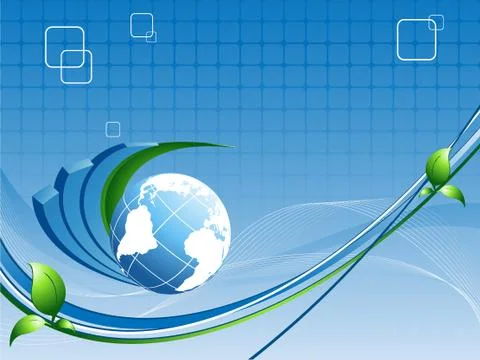 Environmental abstract backdrop Stock Illustration